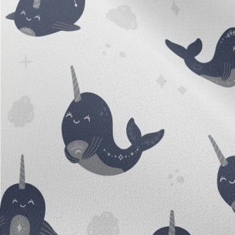 Happy Constellation Narwhal Chiffon