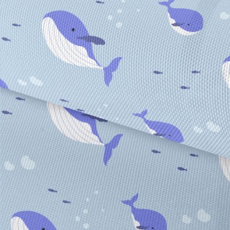 Whale Family Undersea Waterproof Oxford