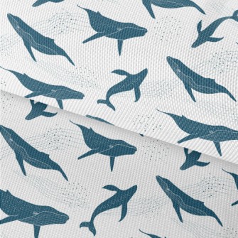 Beautiful Whale Pattern Waterproof Oxford