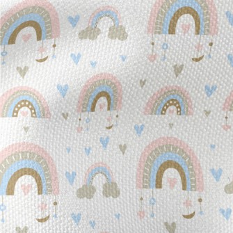 Rainbow Cloud Decoration Waterproof Canvas
