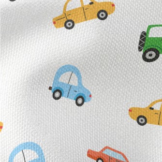 Colorful Car Graffiti Waterproof Canvas