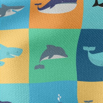 Marine Mammals Waterproof Canvas