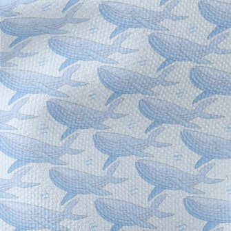 Hand Drawn Whale Illustration Waterproof Canvas