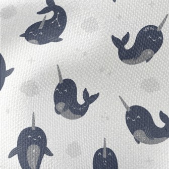 Happy Constellation Narwhal Waterproof Canvas