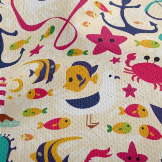 Ocean Sightseeing Tours Athletic Mesh Flat Back