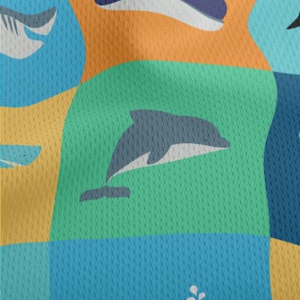 Marine Mammals Athletic Mesh Flat Back
