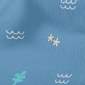 Cute Whale Pattern Terry