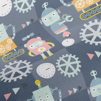 Cute Robot Performance Linen