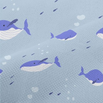 Whale Family Undersea Performance Linen