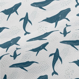 Beautiful Whale Pattern Performance Linen