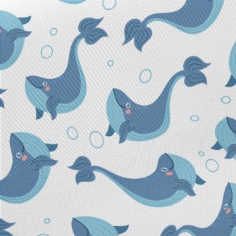 Lively And Cute Whale Twill