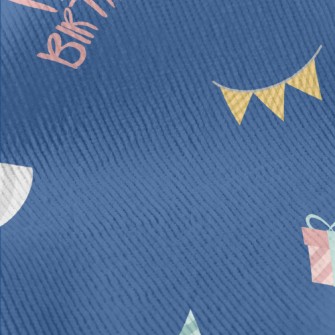 Blue Birthday Background Standard Corduroy