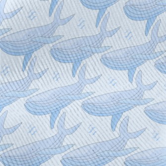 Hand Drawn Whale Illustration Standard Corduroy
