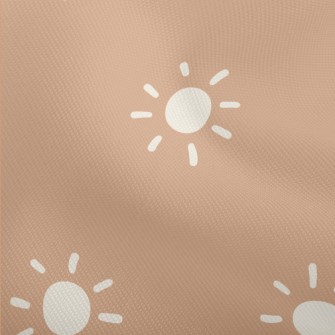 Hand Drawn White Sun Dobby