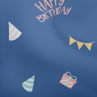 Blue Birthday Background Dobby