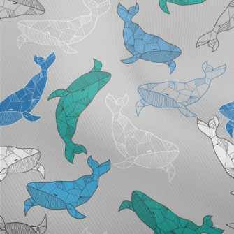 Artistic Hand Drawn Whale Dobby