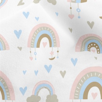 Rainbow Cloud Decoration Micro Fleece
