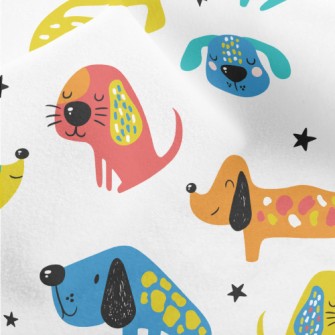 Funny Pattern Puppy Micro Fleece