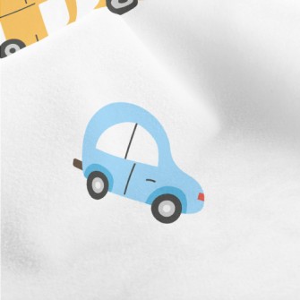Colorful Car Graffiti Micro Fleece