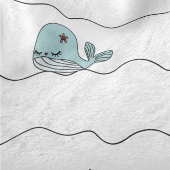 Starfish Headdress Whale Minky