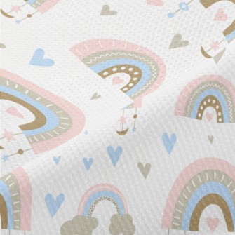 Rainbow Cloud Decoration Piqué