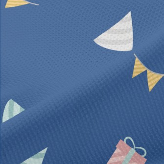 Blue Birthday Background Piqué