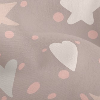 Heart And Star Graffiti Lightweight Performance Linen