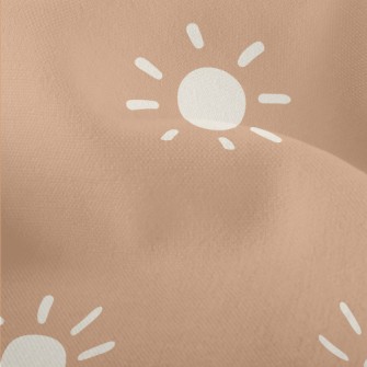Hand Drawn White Sun Lightweight Performance Linen