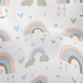 Rainbow Cloud Decoration Lightweight Performance Linen