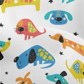 Funny Pattern Puppy Lightweight Performance Linen