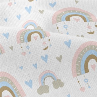 Rainbow Cloud Decoration Modern Jersey