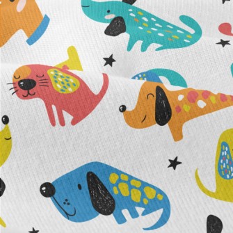 Funny Pattern Puppy Modern Jersey