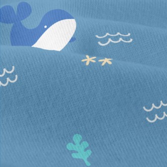 Cute Whale Pattern Modern Jersey