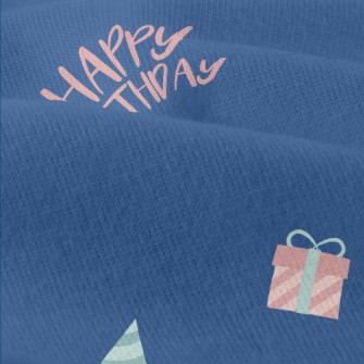 Blue Birthday Background Modern Jersey