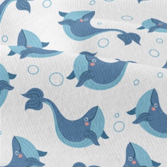Lively And Cute Whale Modern Jersey