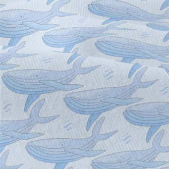 Hand Drawn Whale Illustration Modern Jersey
