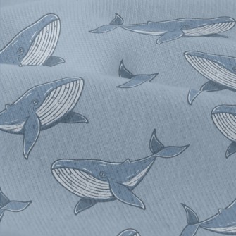 Hand Drawn Unique Whale Modern Jersey