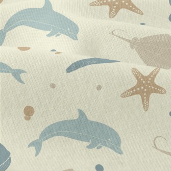 Marine Life Silhouettes Modern Jersey