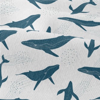 Beautiful Whale Pattern Modern Jersey