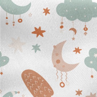 Bohemian Sky Jersey Backed Fleece