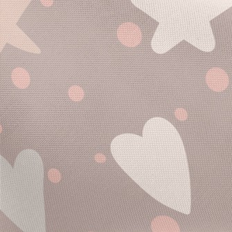 Heart And Star Graffiti Pongee