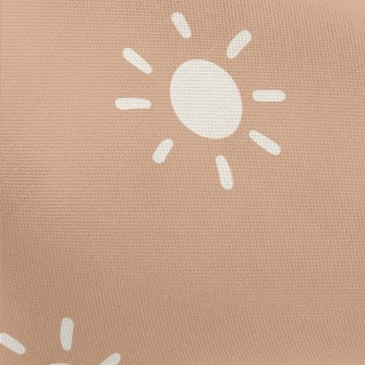 Hand Drawn White Sun Pongee