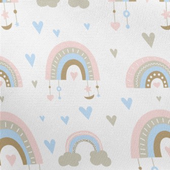 Rainbow Cloud Decoration Pongee