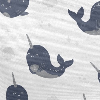 Happy Constellation Narwhal Pongee