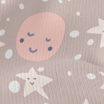 Smiling Star Graffiti Stretch Jersey