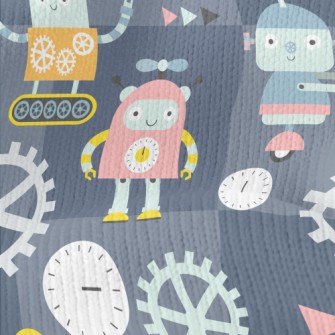 Cute Robot Stretch Jersey