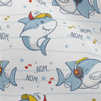 Cute Hip Hop Shark Chiffon