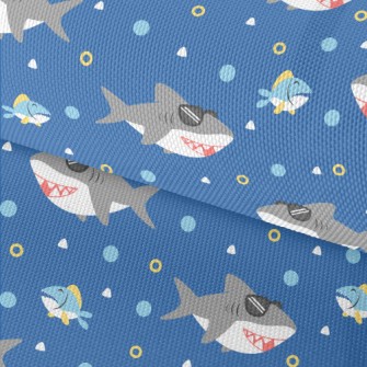 Handsome Shark With Sunglasses Waterproof Oxford