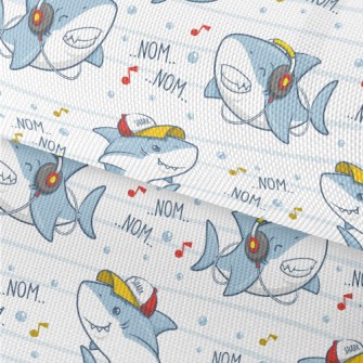 Cute Hip Hop Shark Waterproof Oxford