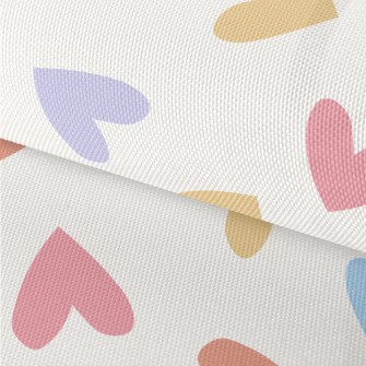 Colorful Love Pattern Waterproof Oxford